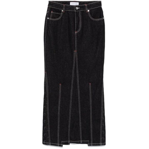 Marine Serre Women's Crescent Moon Long Skirt